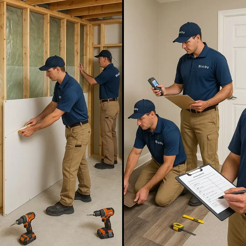 Repairs and Reconstruction process in East Douglas, MA